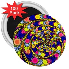 Wild Bubbles 1966 3  Button Magnet (100 Pack)