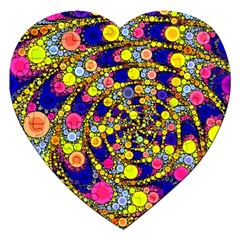 Wild Bubbles 1966 Jigsaw Puzzle (heart)