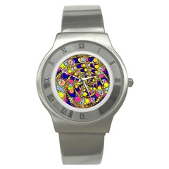 Wild Bubbles 1966 Stainless Steel Watch (slim) by ImpressiveMoments