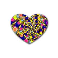 Wild Bubbles 1966 Drink Coasters 4 Pack (heart) 