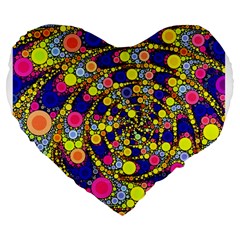 Wild Bubbles 1966 19  Premium Heart Shape Cushion