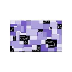 Purple Pain Modular Sticker (rectangle) by FunWithFibro