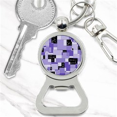 Purple Pain Modular Bottle Opener Key Chain by FunWithFibro