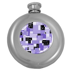 Purple Pain Modular Hip Flask (round) by FunWithFibro