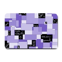 Purple Pain Modular Small Door Mat by FunWithFibro