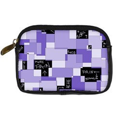 Purple Pain Modular Digital Camera Leather Case by FunWithFibro