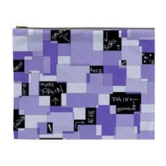 Purple Pain Modular Cosmetic Bag (xl) by FunWithFibro