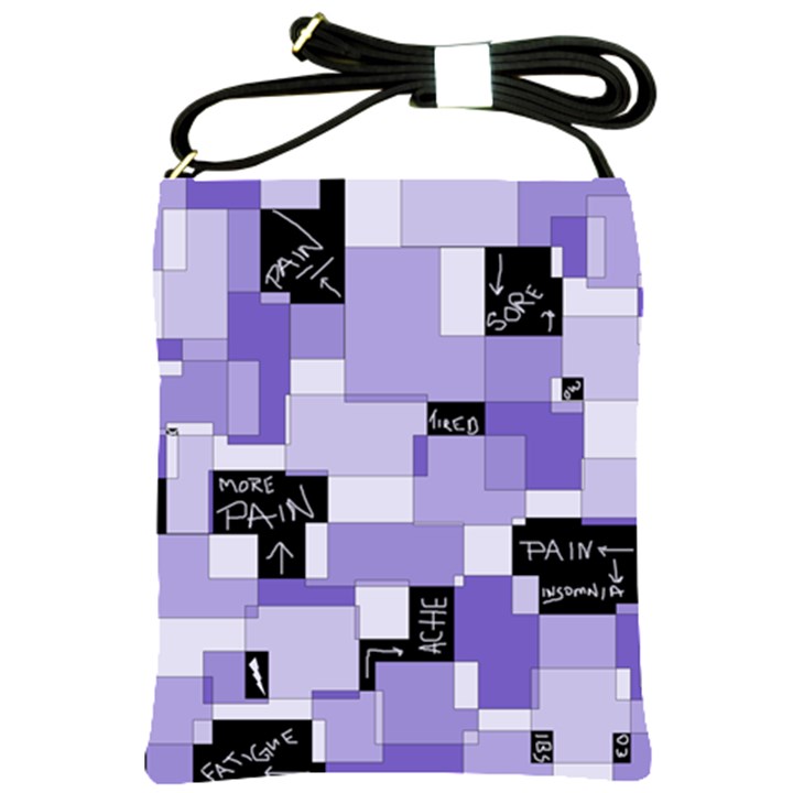 Purple Pain Modular Shoulder Sling Bag