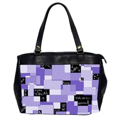 Purple Pain Modular Oversize Office Handbag (two Sides) by FunWithFibro