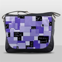 Purple Pain Modular Messenger Bag by FunWithFibro