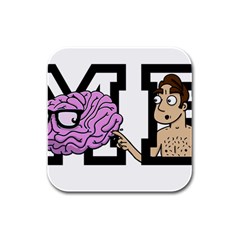 Poke Brain Me 2 Drink Coasters 4 Pack (square)