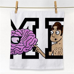 Poke Brain Me 2 Face Towel