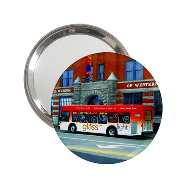 Double Decker Bus   Ave Hurley   Handbag Mirror (2.25 )