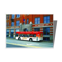 Double Decker Bus   Ave Hurley   Mini Greeting Card (8 Pack)