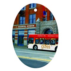 Double Decker Bus   Ave Hurley   Oval Ornament (two Sides) by ArtRave2