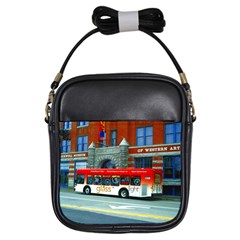 Double Decker Bus   Ave Hurley   Girl s Sling Bag