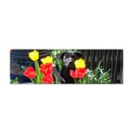 Black GSD Pup Bumper Sticker 100 Pack Front