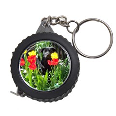 Black GSD Pup Measuring Tape