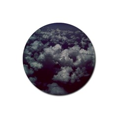 Through The Evening Clouds Drink Coaster (round) by ArtRave2