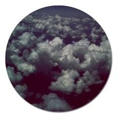 Through The Evening Clouds Magnet 5  (round) by ArtRave2