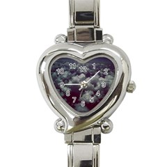 Through The Evening Clouds Heart Italian Charm Watch 