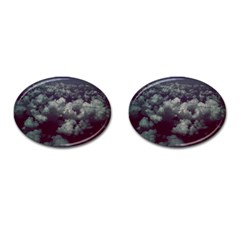 Through The Evening Clouds Cufflinks (oval)