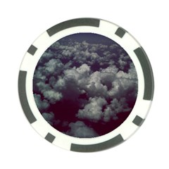 Through The Evening Clouds Poker Chip