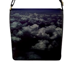 Through The Evening Clouds Flap Closure Messenger Bag (large) by ArtRave2