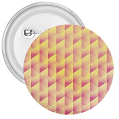 Geometric Pink & Yellow  3  Button by Zandiepants