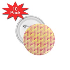 Geometric Pink & Yellow  1 75  Button (10 Pack) by Zandiepants