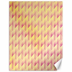 Geometric Pink & Yellow  Canvas 12  X 16  (unframed) by Zandiepants