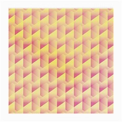 Geometric Pink & Yellow  Glasses Cloth (medium, Two Sided) by Zandiepants