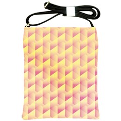 Geometric Pink & Yellow  Shoulder Sling Bag