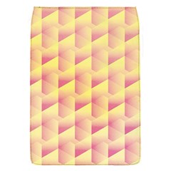 Geometric Pink & Yellow  Removable Flap Cover (small)