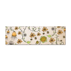 Yellow Whimsical Flowers  Bumper Sticker 10 Pack by Zandiepants