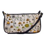 Yellow Whimsical Flowers  Evening Bag Front