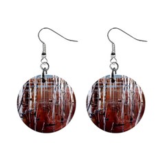 Automn Swamp Mini Button Earrings