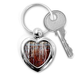 Automn Swamp Key Chain (heart) by cgar