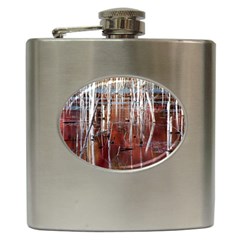 Automn Swamp Hip Flask by cgar