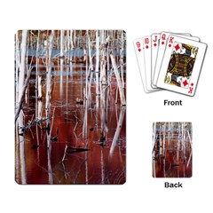 Automn Swamp Playing Cards Single Design by cgar