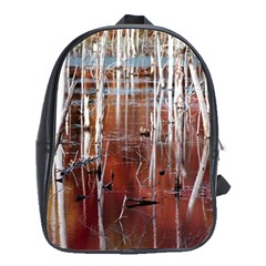 Automn Swamp School Bag (large) by cgar