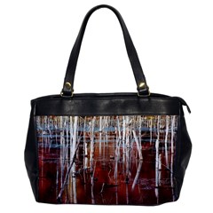 Automn Swamp Oversize Office Handbag (one Side) by cgar