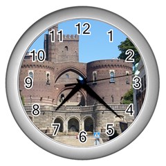 Helsingborg Castle Wall Clock (silver) by StuffOrSomething