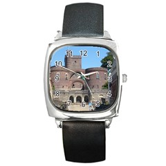 Helsingborg Castle Square Leather Watch by StuffOrSomething