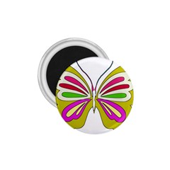 Color Butterfly  1 75  Button Magnet by Colorfulart23