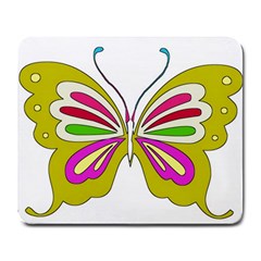 Color Butterfly  Large Mouse Pad (rectangle) by Colorfulart23