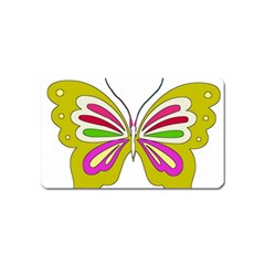 Color Butterfly  Magnet (name Card)