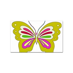 Color Butterfly  Sticker 10 Pack (rectangle)