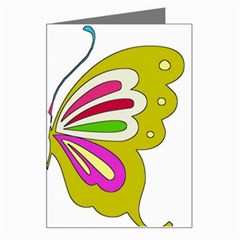 Color Butterfly  Greeting Card by Colorfulart23