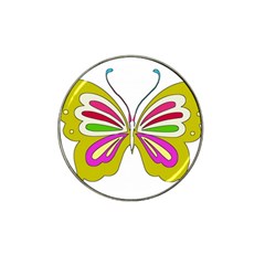 Color Butterfly  Golf Ball Marker (for Hat Clip) by Colorfulart23